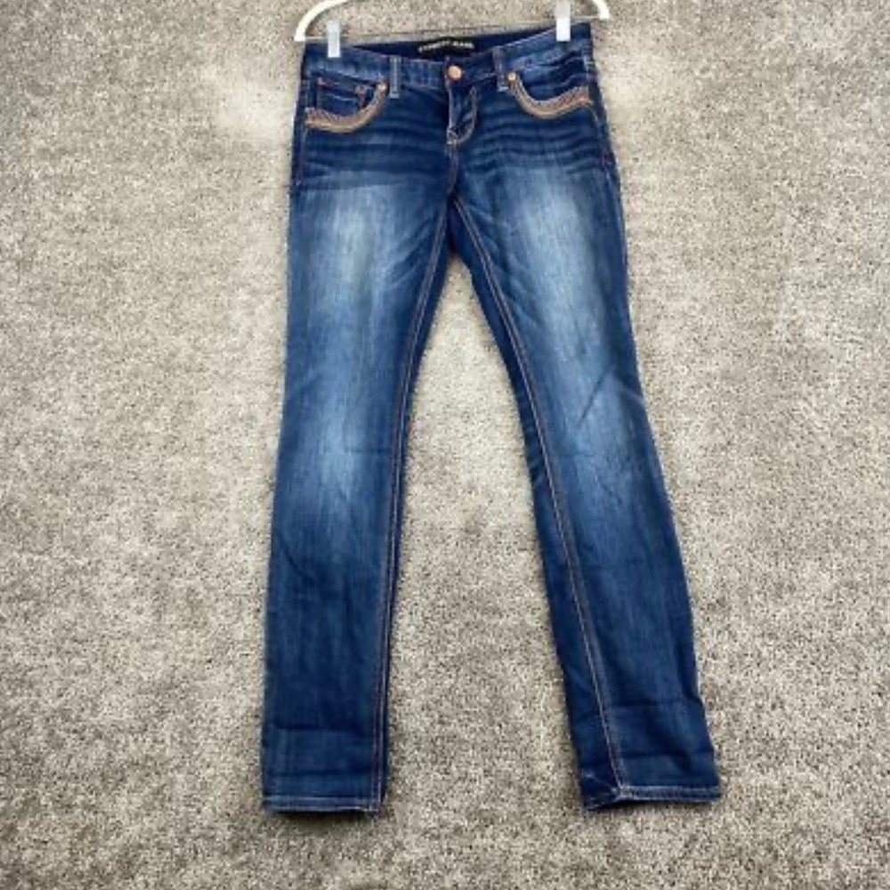 Classic Blue Skinny Jeans for Women